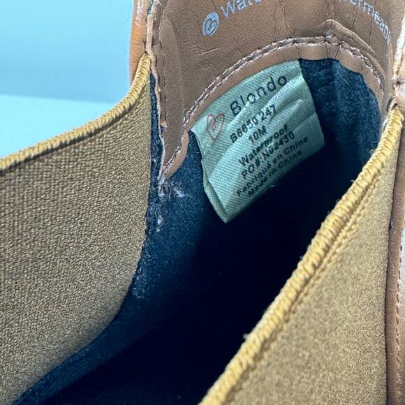 Blondo Emelia Waterproof Ankle Boots in Caramel 10 - Picture 8 of 10